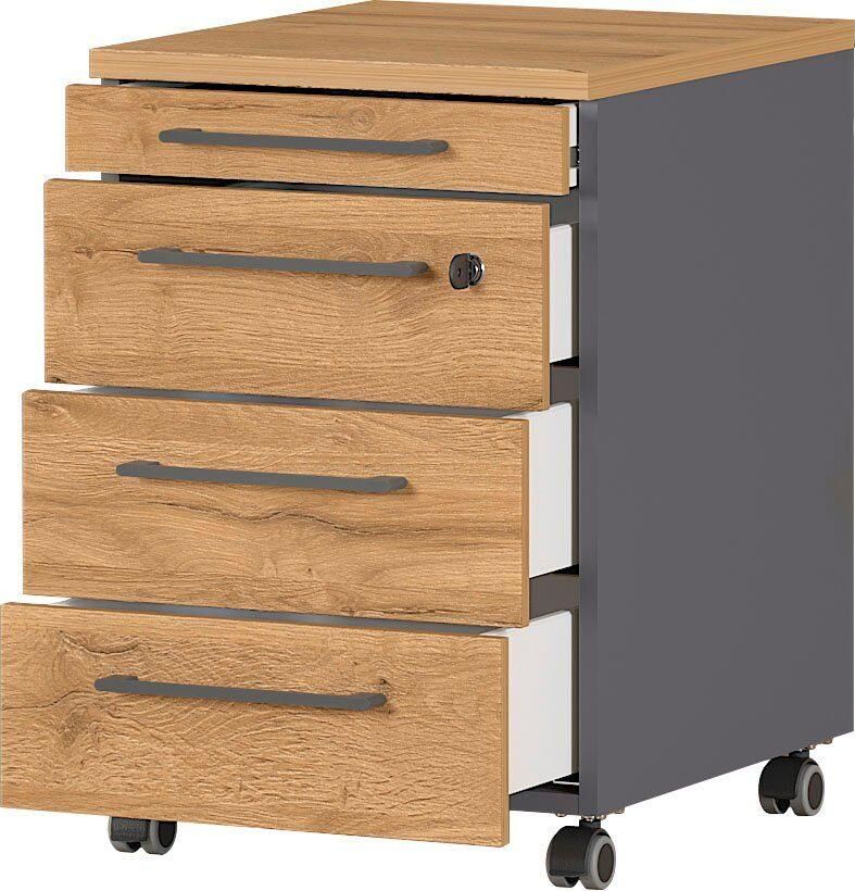 Germania -Rolkast-GW-Agenda-42x49x61-cm-grafiet-Grandson-eikenkleurig - Foto 5