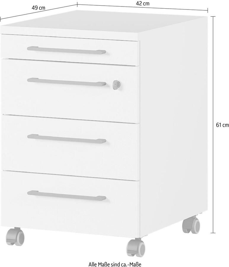 GERMANIA Kastje op wieltjes GW-Agenda rolcontainer - Foto 3