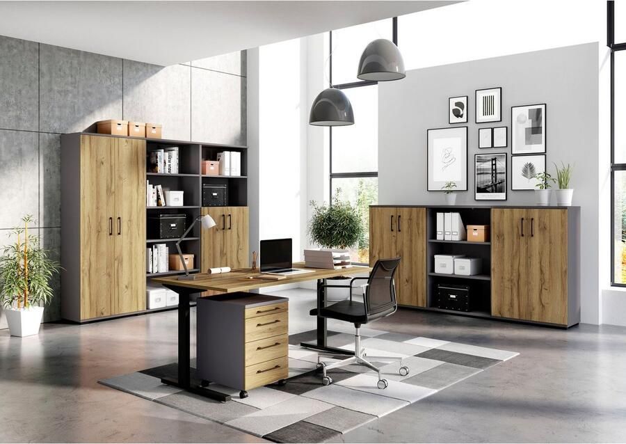 Germania Rolkast GW-Profi 2.0 42x49x61 cm grafiet Grandson eikenkleur - Foto 5