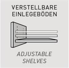 GERMANIA Schoenenkast GW-Adana schoenenkast met ruimte voor maximaal 24 paar schoenen - Foto 9