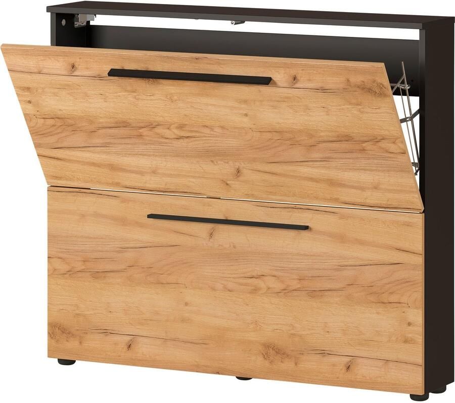 GERMANIA Schoenenkast GW-Utah schoenenkast in 2 breedtes met 2 of 3 kleppen