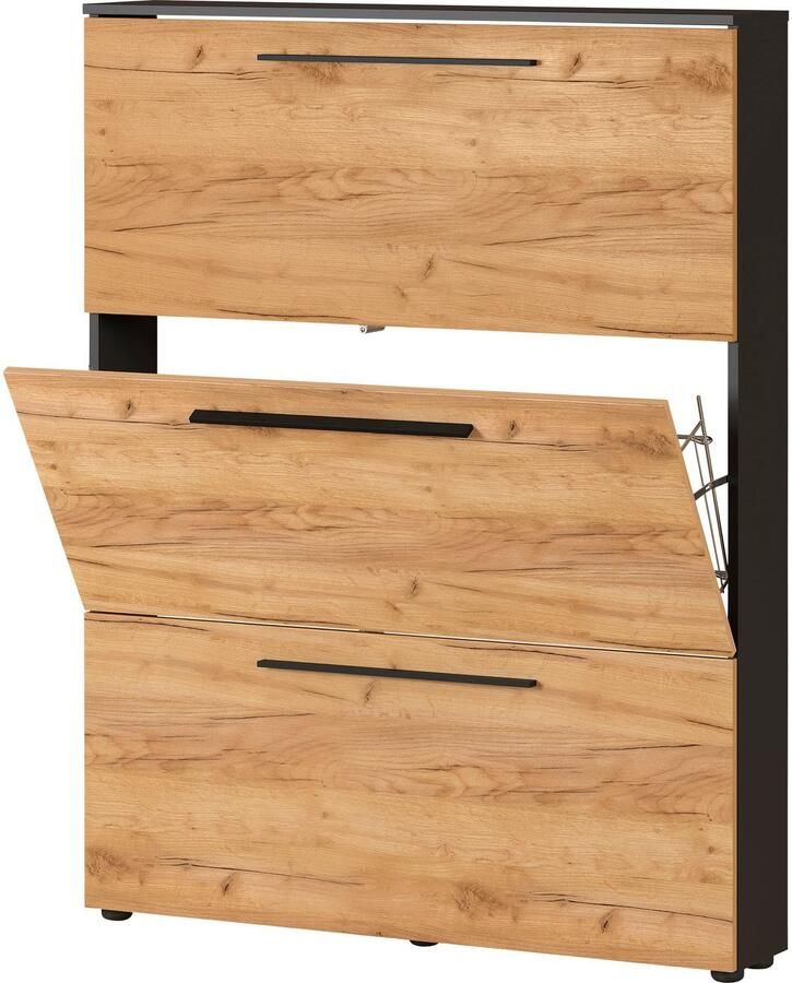 GERMANIA Schoenenkast GW-Utah schoenenkast in 2 breedtes met 2 of 3 kleppen