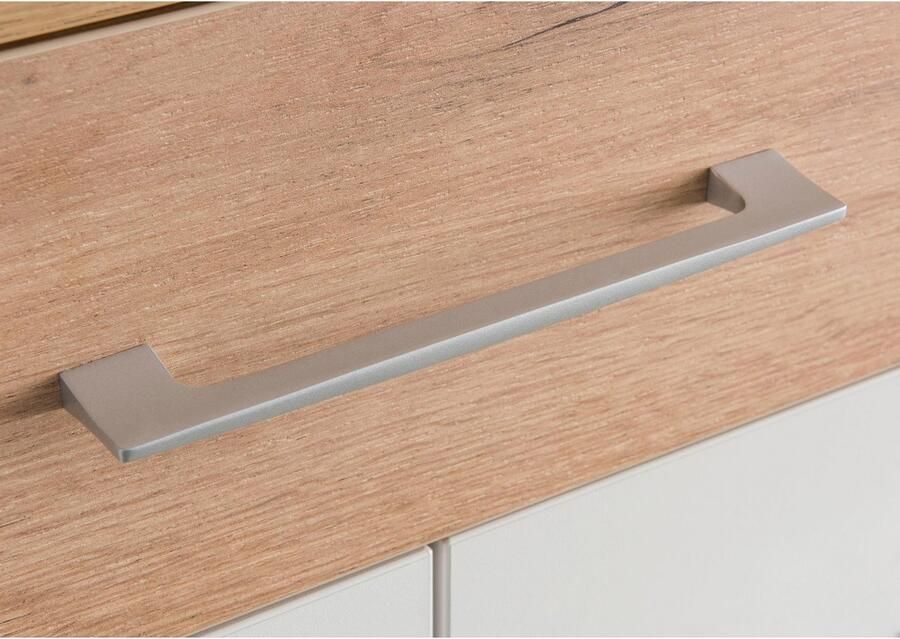 Germania Schoenenkast Stoffel 89cm met 2 deuren & 1 lade wit eik - Foto 6