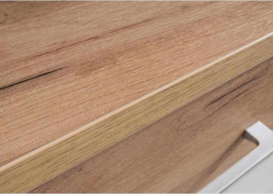 Germania Schoenenkast Stoffel 89cm met 2 deuren & 1 lade wit eik - Foto 7