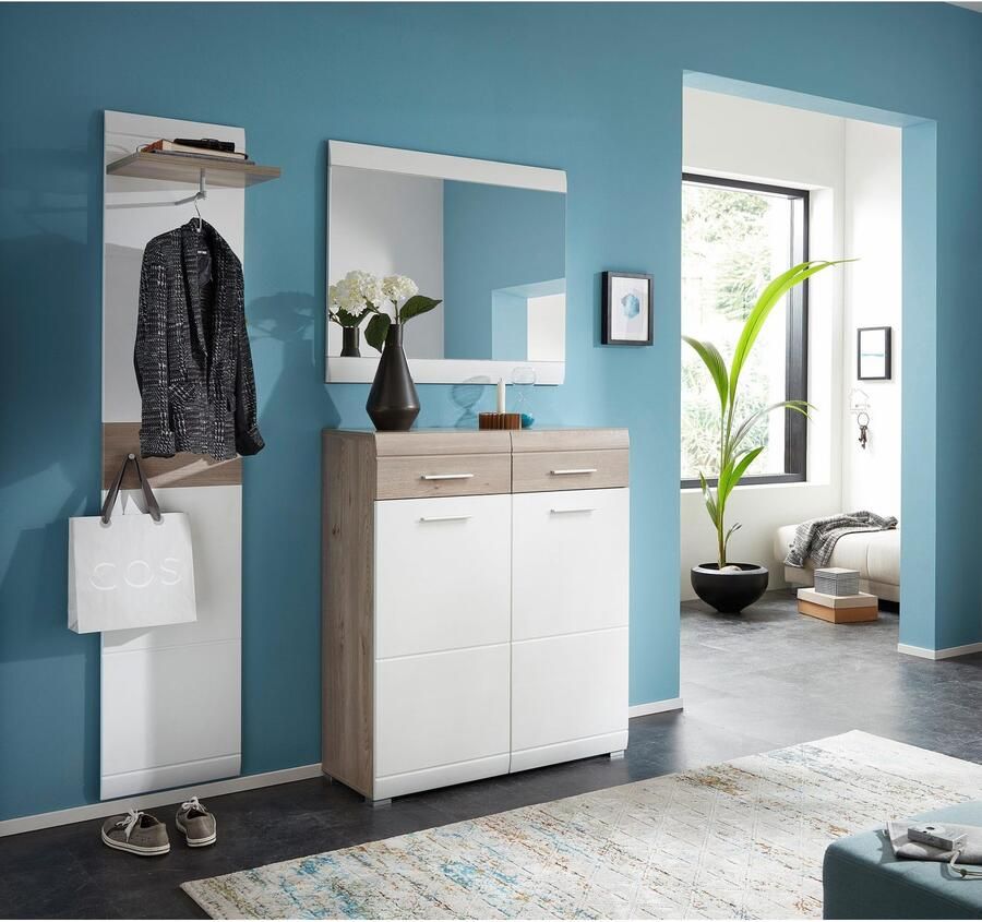 Germania Spiegel Molde 87cm wit