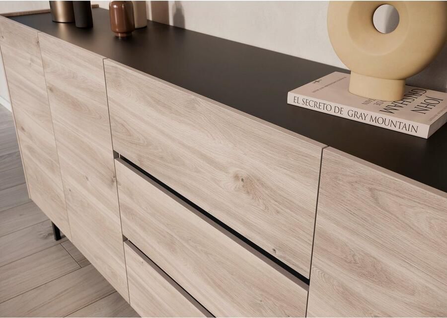 GERMANIA Tv-meubel Cantoria Deuren met soft-closefunctie greeploos design