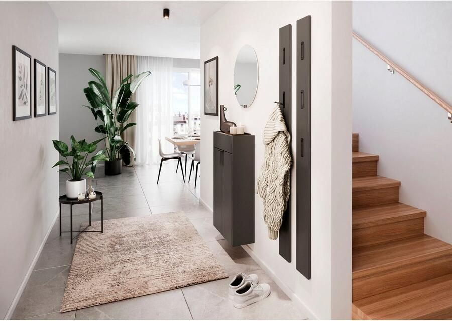 GERMANIA Schoenenkast Ameca hangend & staand monteerbaar met soft-close plaats voor tot 10 paar schoenen made in germany