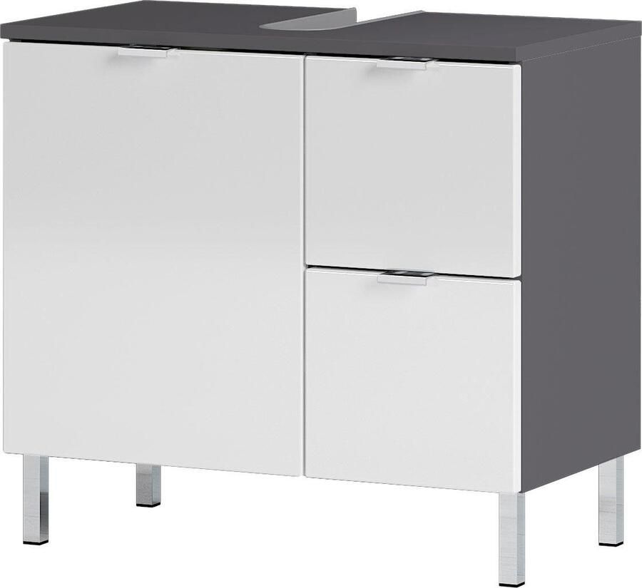 GERMANIA Wastafelonderkast GW-Mauresa in 2 breedtes met lade (+ klep) soft-close made in germany
