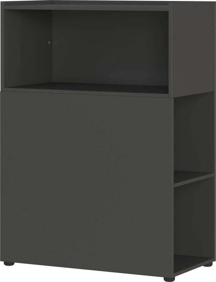 GERMANIA Roomdivider Milaan met 5 open vakken op ordnerhoogte(b h) 80 112 cm made in germany