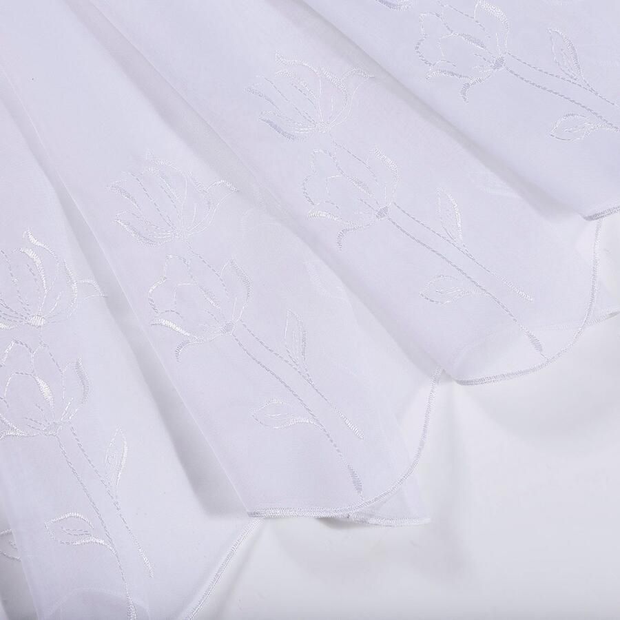 Gerster Valletje Sabine HxB: 50x150 met geborduurd bloemmotief (1 stuk)