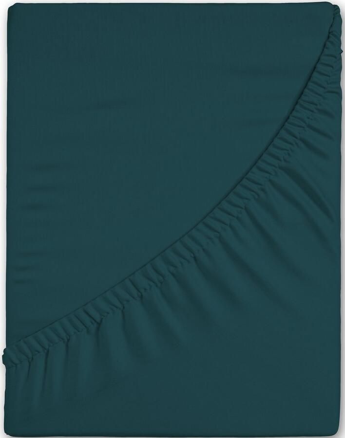 Good morning Hoeslaken Jersey Spannbettlaken 100% katoen jersey volledige elastiek tot 25 cm hoogte 90 100x200 wit (1 stuk)