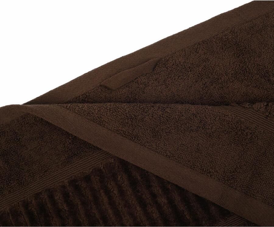 Gözze Badlaken BIO badstof Bio-katoen unikleuren met geschoren randdessin pastelkleuren (1 stuk)