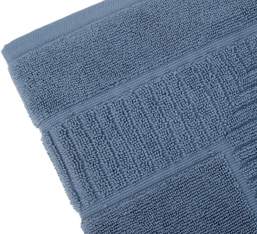 Gözze Badmat BIO badstof Badmat badstofkwaliteit met randdessin (1 stuk)