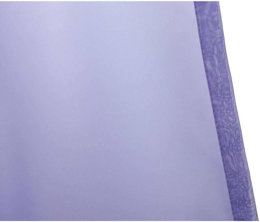 Gözze Gordijn Zambia Lussenvitrage HxB: 255x140 Voilé Uni (1 stuk)