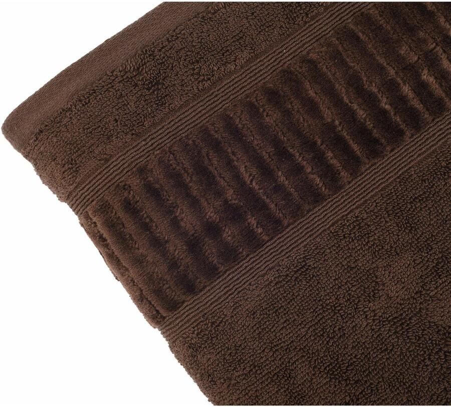 Gözze Handdoeken BIO badstof als set bio-katoen pastel kleuren met geschoren randdessin (2 stuks)