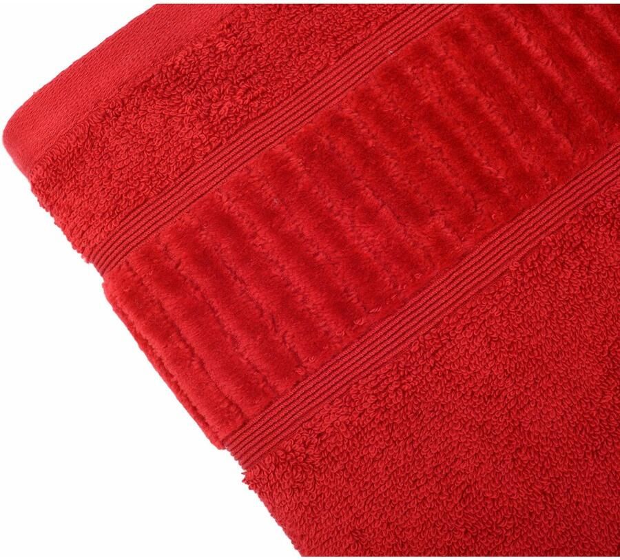 Gözze Handdoeken BIO badstof als set bio-katoen pastel kleuren met geschoren randdessin (2 stuks)