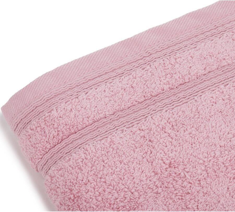 Gözze Handdoeken Monaco als set unikleurig met gegolfd randdessin puur katoen (2 stuks)