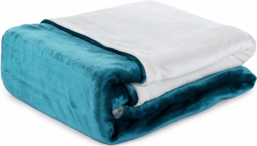 Gözze Tweezijdig te gebruiken overtrekset Superpluis in mt. 135x200 of 155x220 cm Fleece behaaglijk warm in de winter dekbedovertrek met reversible-look (2-delig)