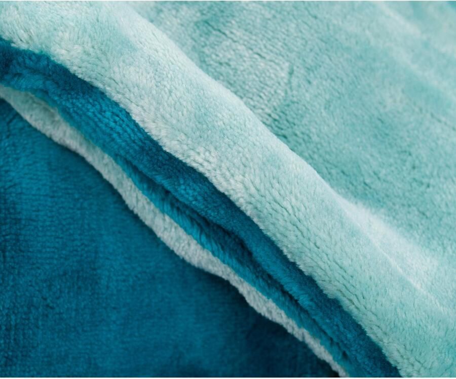 Gözze Tweezijdig te gebruiken overtrekset Superpluis in mt. 135x200 of 155x220 cm Fleece behaaglijk warm in de winter dekbedovertrek met reversible-look (2-delig)