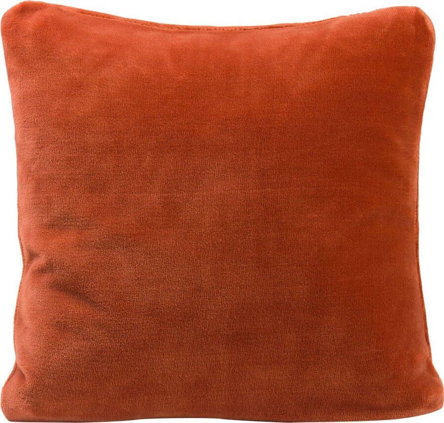 Gözze Sierkussen Premium Cashmere-Feeling kussen 50x50cm passend bij de premium cashmere-feeling deken kussenhoes & vulling (1 stuk)