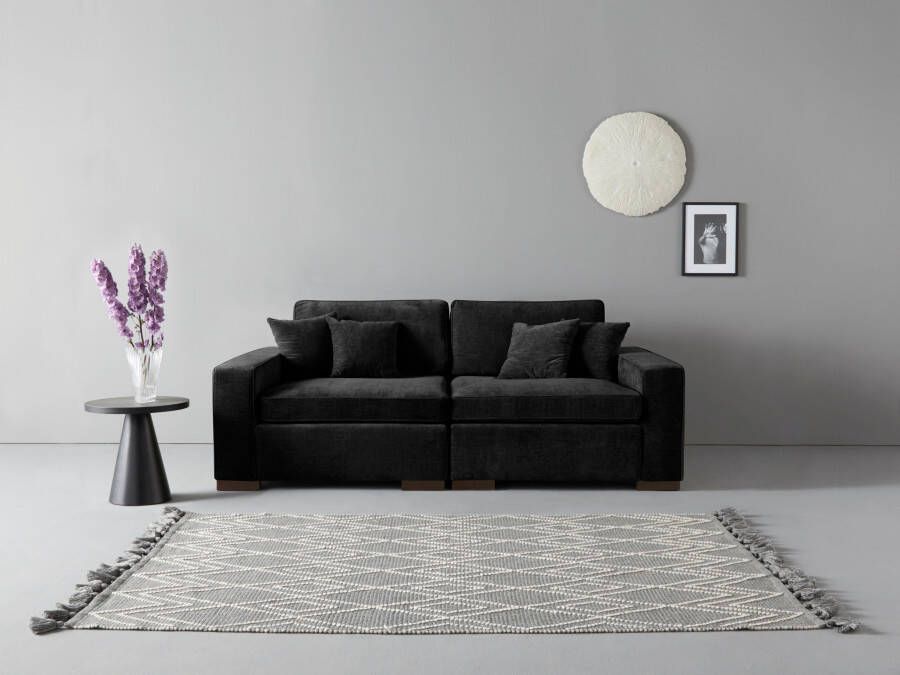 Home affaire 2-zitsbank Skara Loungebank met binnenveringsinterieur in vele overtrekkwaliteiten