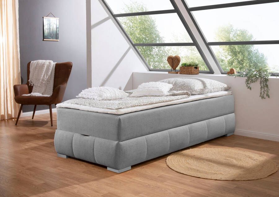 OTTO Boxspring Wehma zonder hoofdbord inclusief matrastopper en bedlade