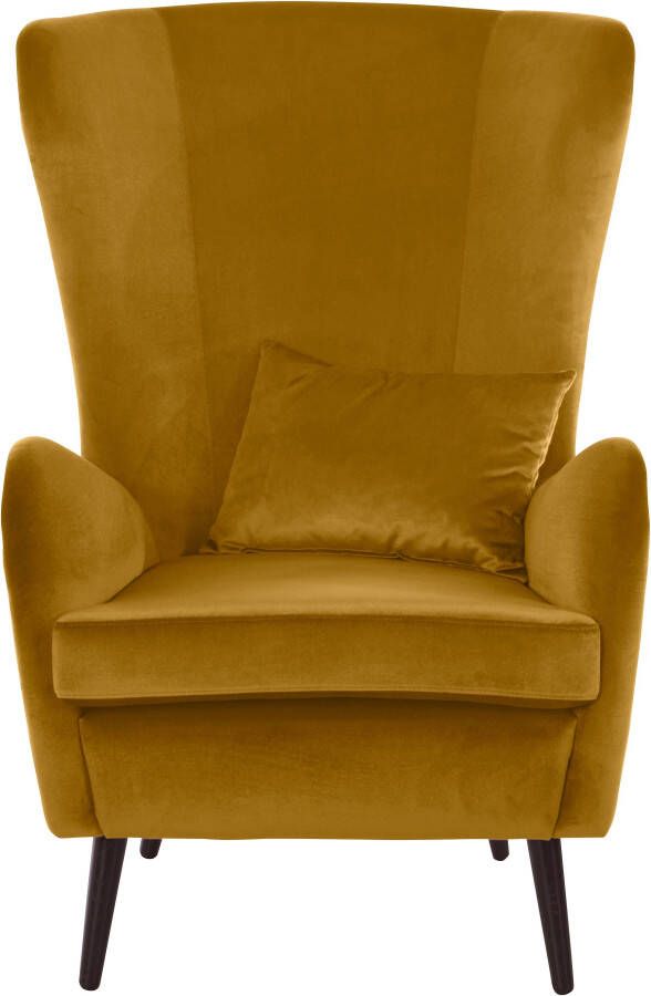 Guido Maria Kretschmer Home&Living Fauteuil Salla naar keuze met of zonder hocker grote fauteuil: afm. bxdxh: 78x94x118cm