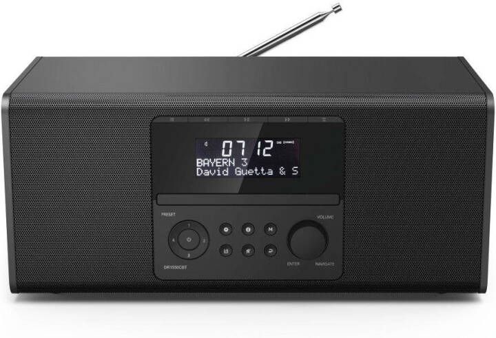 Hama Digitale radio (dab+) DAB digitale radio met cd-speler FM bluetooth USB stereo DR1550CBT