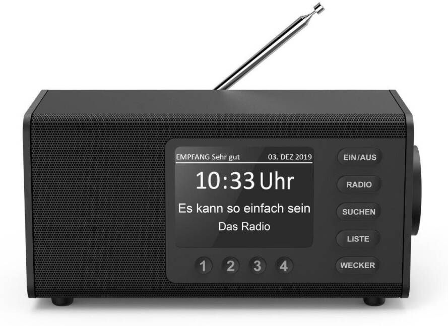 Hama Digitale radio (dab+) Digitale radio "DR1000DE" FM DAB DAB+ zwart internetradio