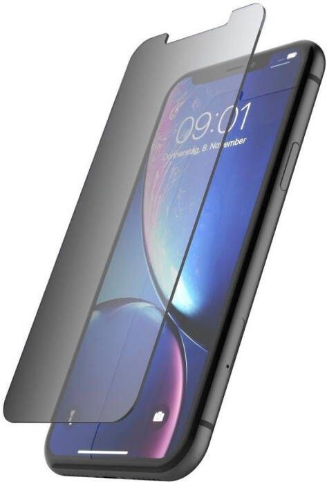 Hama Displaybeschermingsglas Echtglas-Displayschutz "Privacy" für Apple iPhone XR 11 Privacy glas