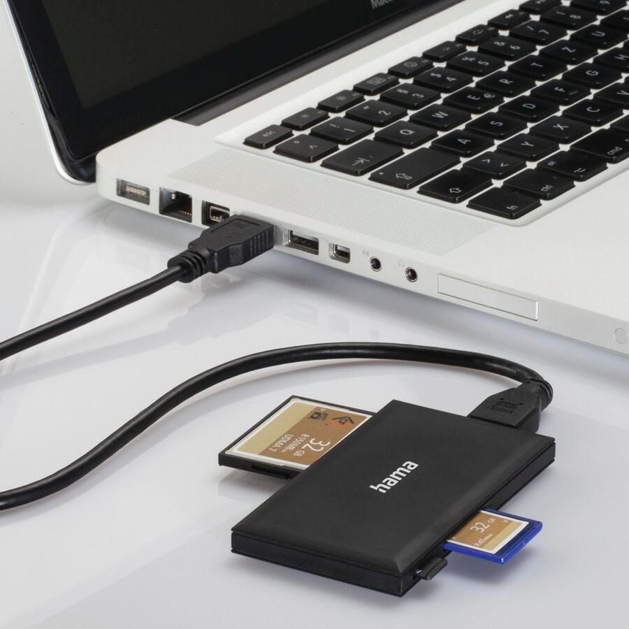 Hama Geheugenkaartlezer USB-3.0-multi-kaartlezer SD microSD CF MS