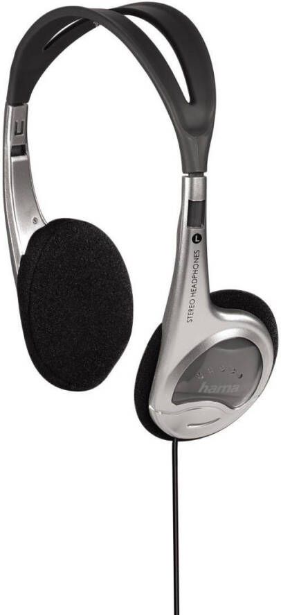 Hama On-ear-hoofdtelefoon On-Ear Stereo Headset für MP3-Player Anschluss 3 5-mm-Klinkenstecker Super Bass Power
