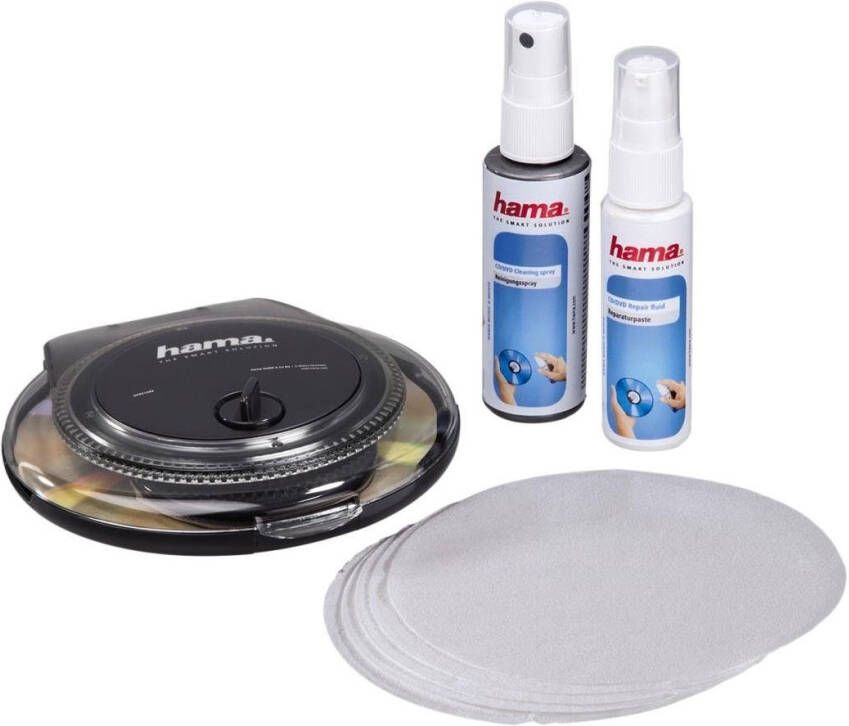 Hama Schoonmaak-cd- dvd-reparatie- & reinigingsset bestanddeel: vloeistof paste- aantal stuks per set: 8