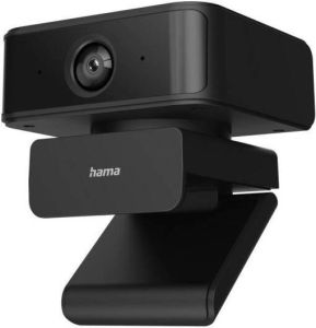Hama PC-webcam C-650 Face Tracking 1080p USB-C voor videochat vergaderen Webcam Zwart