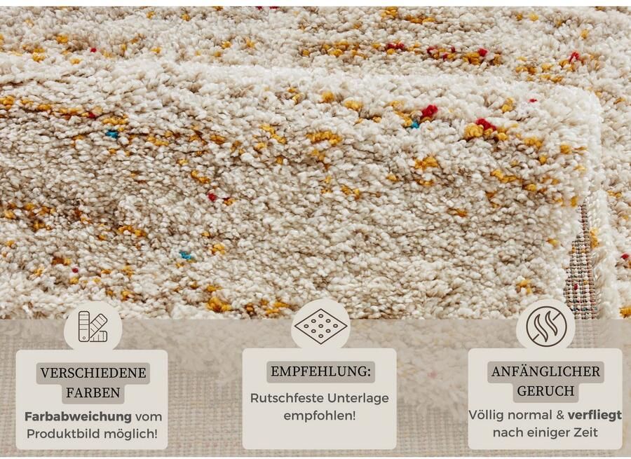 HANSE Home Hoogpolig vloerkleed Chic Shaggy zacht flokati mêlee woonkamer slaapkamer