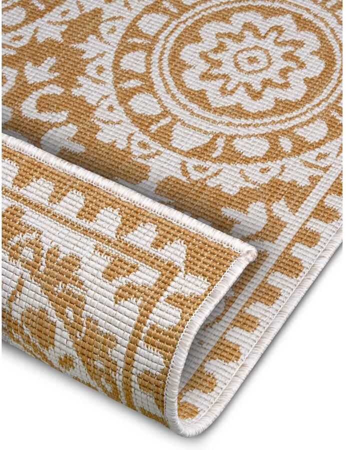 HANSE Home Loper Jardin Tweezijdig te gebruiken kleed in-& outdoor vintage balkon tuin woonkamer hal