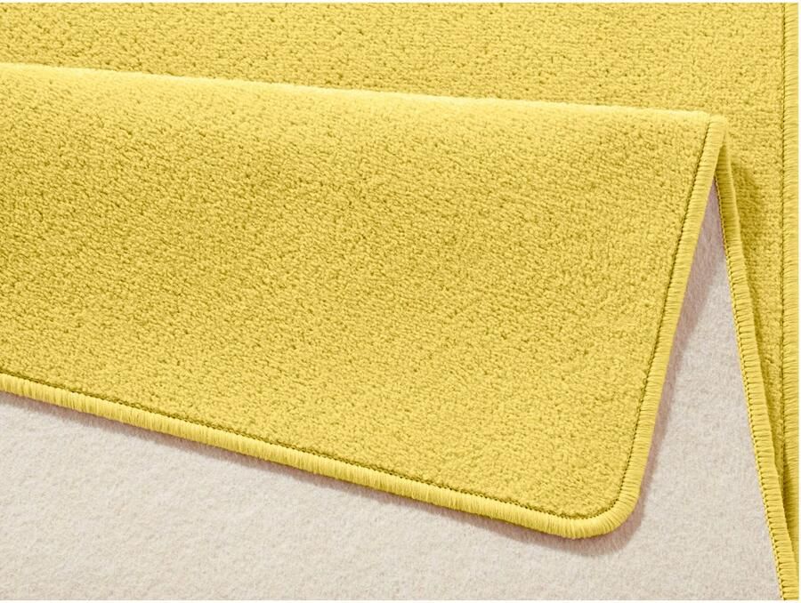 HANSE Home Vloerkleed Fancy Kortpolig loper effen geketteld woonkamer slaapkamer eetkamer