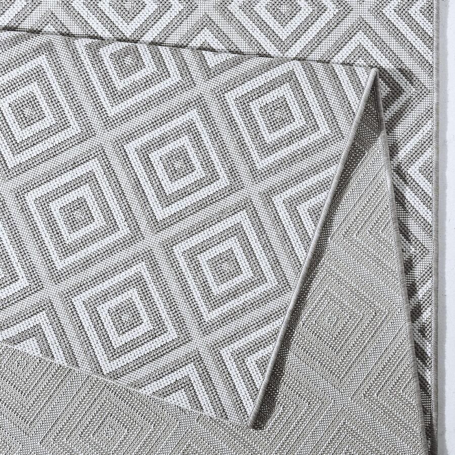 HANSE Home Vloerkleed Geruit Binnen- en buitengebruik loper weerbestendig ruit balkon tuin gang