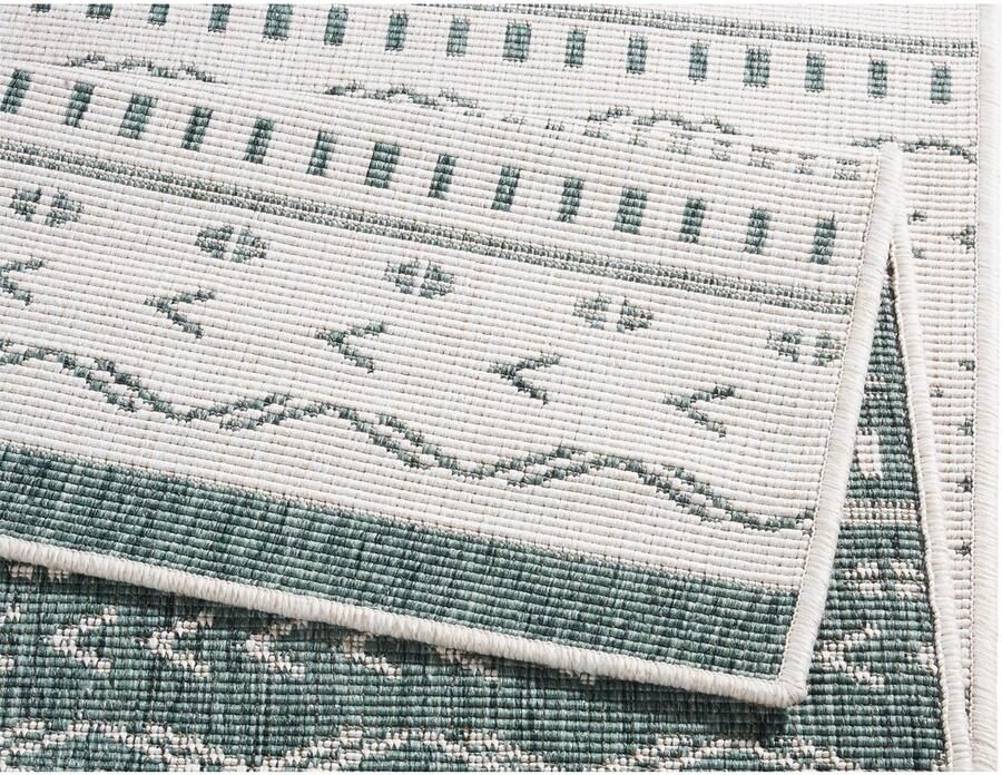 HANSE Home Vloerkleed Kuba omkeerbaar tapijt Binnen- en buitengebruik weerbestendig balkon loper woonkamer waterbestendig