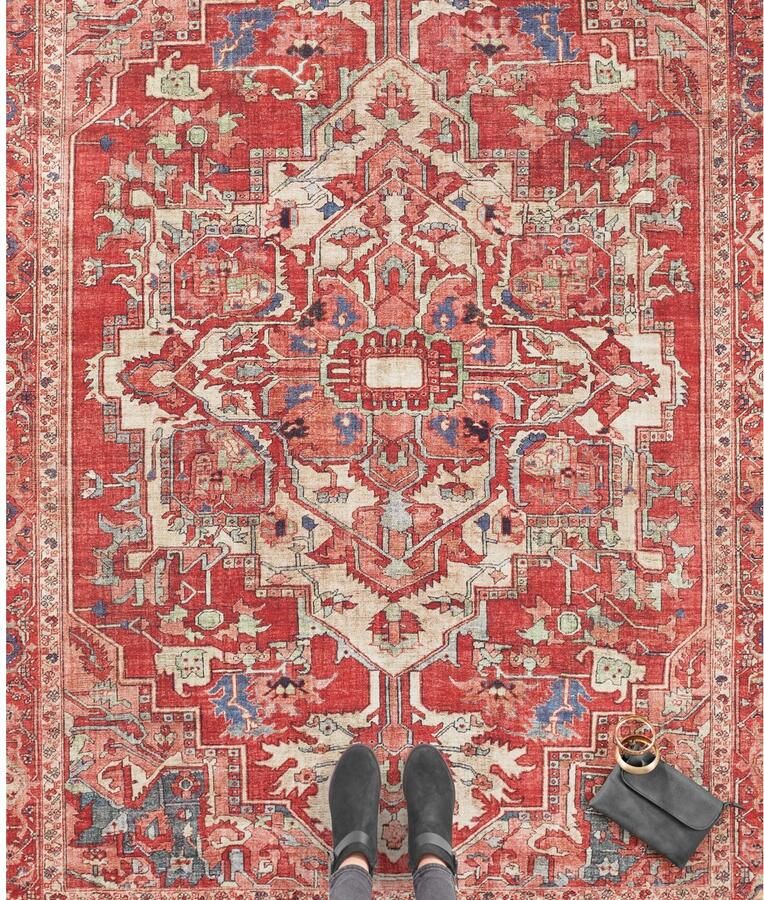 HANSE Home Vloerkleed Leta Oosters loper kortpolig woonkamer slaapkamer eetkamer