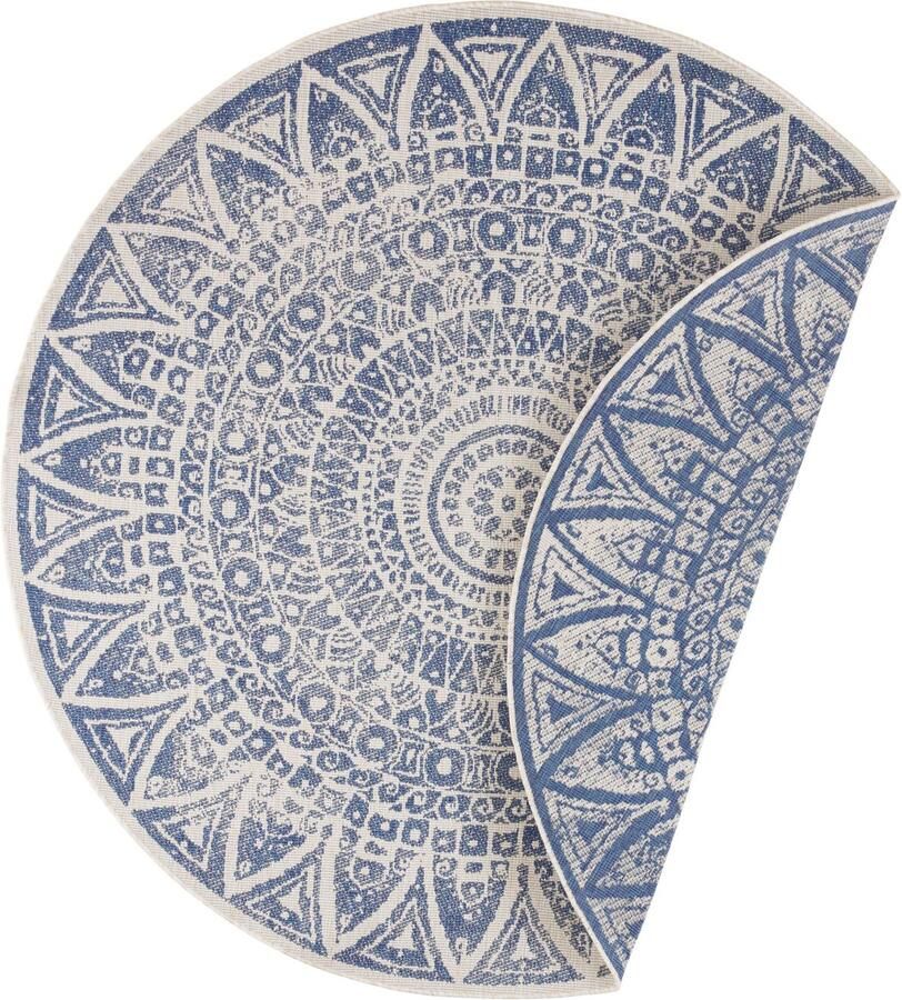 Freundin Home Collection Vloerkleed Lilja omkeerbaar tapijt In- & outdoor tweezijdig te gebruiken kleed weerbestendig balkon tuin woonkamer