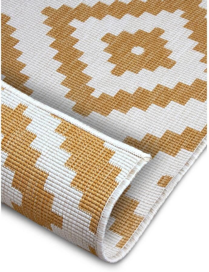 HANSE Home Vloerkleed Malta tweezijdig te gebruiken kleed Binnen- en buitengebruik weerbestendig balkon terras ruit loper woonkamer