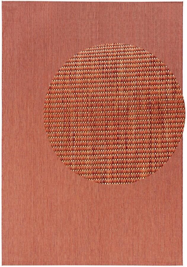 HANSE Home Vloerkleed Match Binnen- en buitengebruik kortpolig loper modern effen kleuren woonkamer balkon