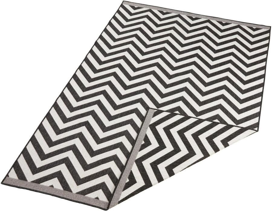 HANSE Home Vloerkleed Palma tweezijdig te gebruiken kleed Binnen- en buitengebruik weerbestendig balkon loper woonkamer waterbestendig