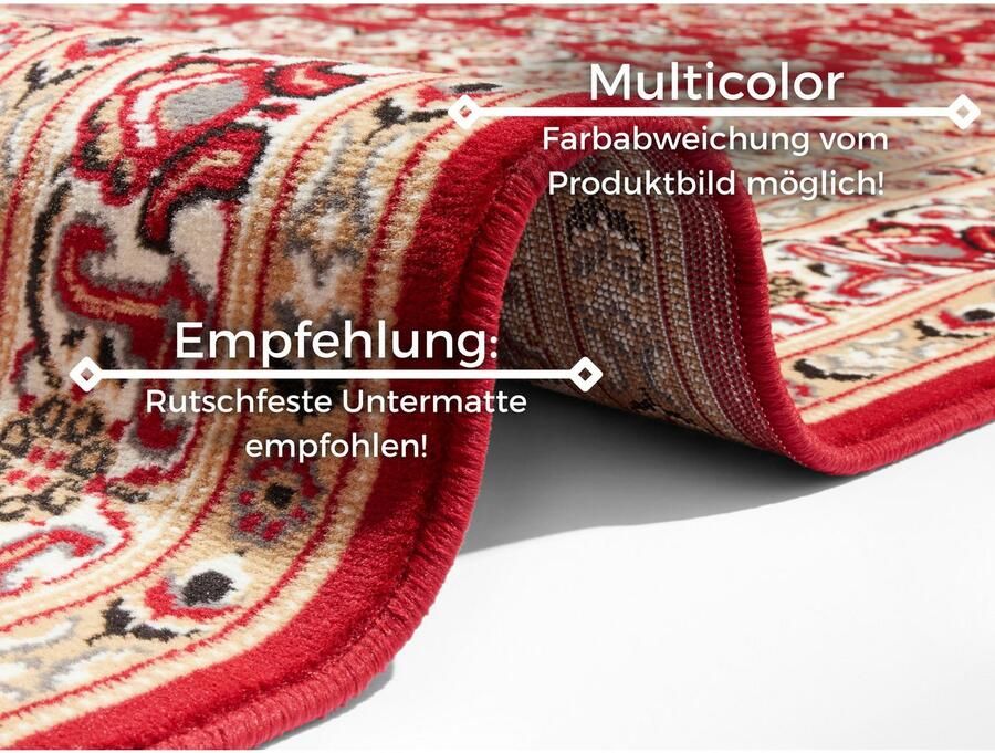 HANSE Home Vloerkleed Parun Täbriz Kortpolig orient loper vintage eetkamer woonkamer gang