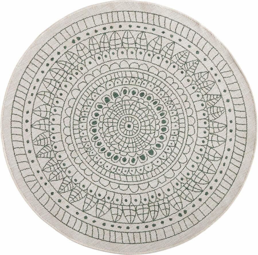 HANSE Home Vloerkleed Porto tweezijdig te gebruiken kleed Geschikt voor binnen en buiten weerbestendig balkon tuin woonkamer waterbestendig