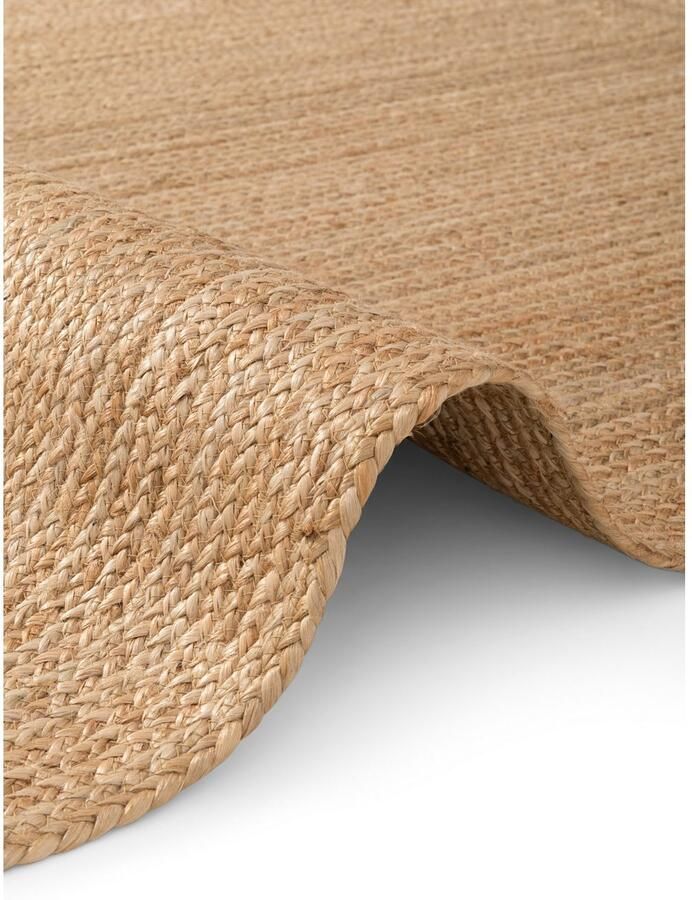 HANSE Home Vloerkleed Sharmila jute tapijt 100% jutevezel natuur woonkamer eetkamer gang boho scandi