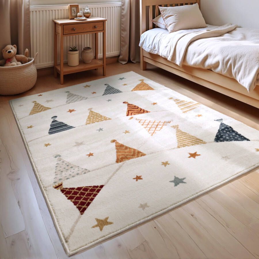 HANSE Home Kindervloerkleed Kids Party Speeltapijt stevig kinderkamer kortpolig speelondergrond