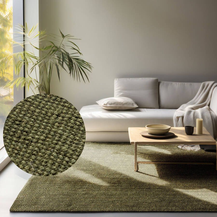 HANSE Home Vloerkleed Jaipur jute tapijt als loper en rond 100% natuurlijke vezel woonkamer eetkamer slaapkamer grs