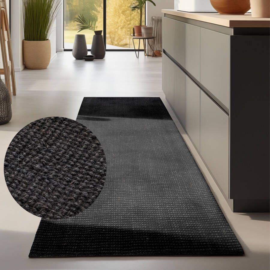 HANSE Home Vloerkleed Jaipur jute tapijt als loper en rond 100% natuurlijke vezel woonkamer eetkamer slaapkamer grs